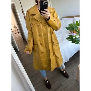 Leather Trench Coat